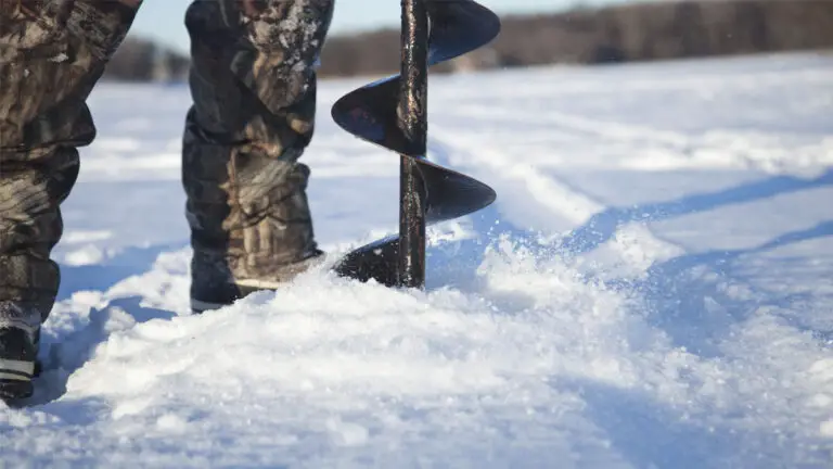 How To Drill An Ice Fishing Hole